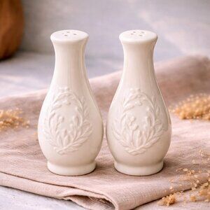 Rose Point by Steubenville Salt & Pepper Shakers Set Rose Point by Pope Gosser
